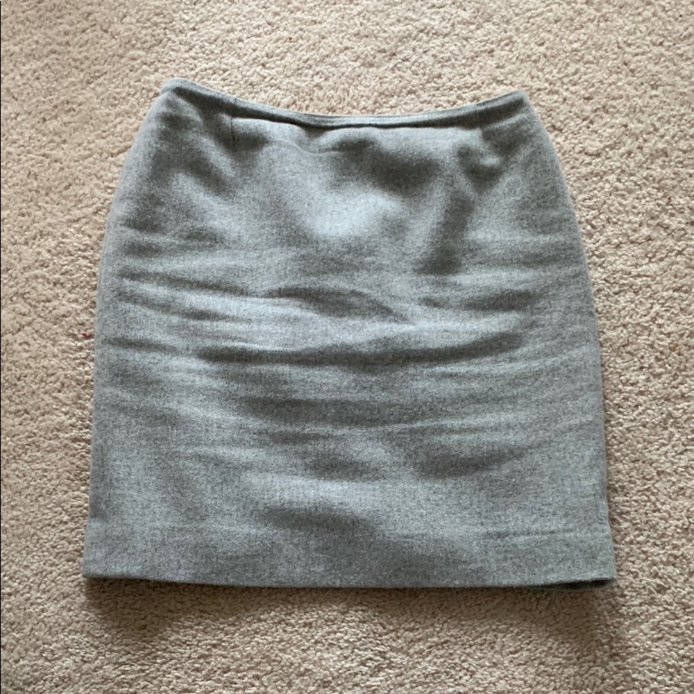 MaxMara Holt Renfrew Gray Knee-Length Pencil Skirt